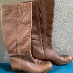 Nine West Tan Leather Boots